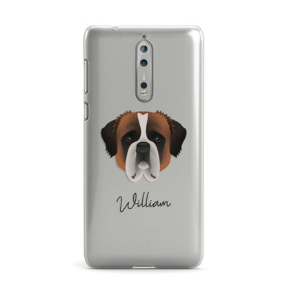 St Bernard Personalised Nokia Case