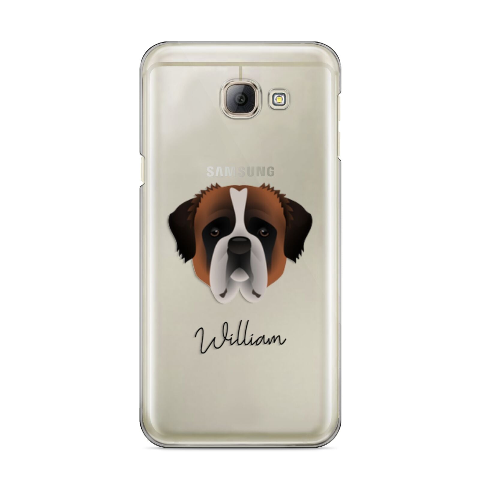 St Bernard Personalised Samsung Galaxy A8 2016 Case