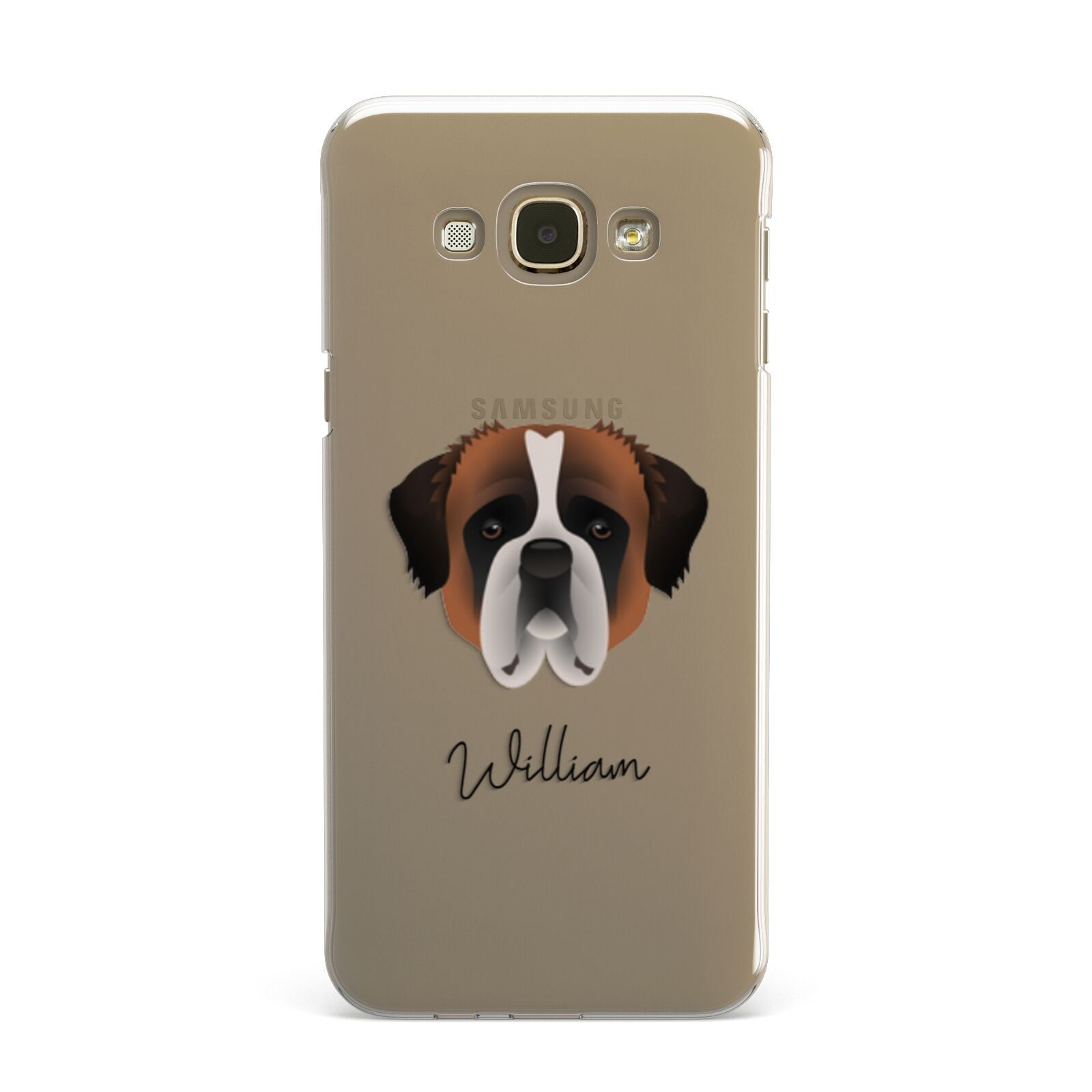 St Bernard Personalised Samsung Galaxy A8 Case