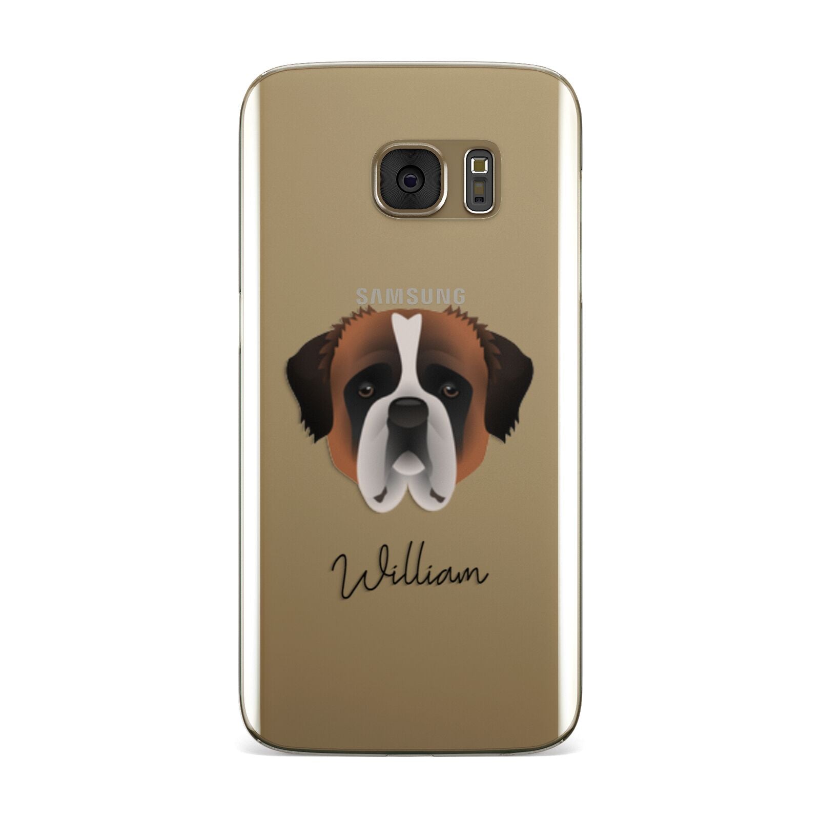 St Bernard Personalised Samsung Galaxy Case