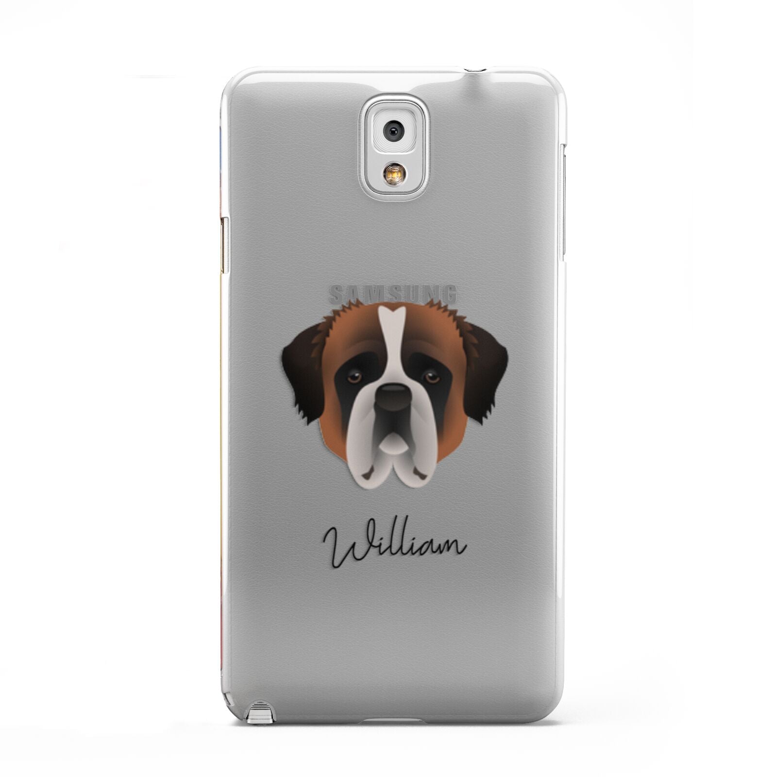 St Bernard Personalised Samsung Galaxy Note 3 Case