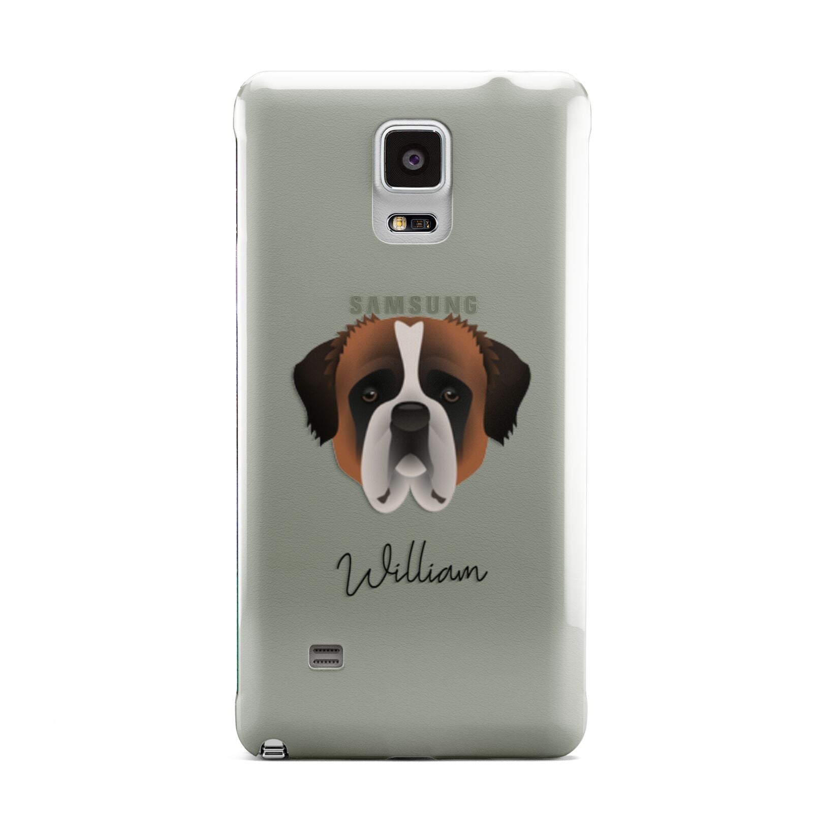 St Bernard Personalised Samsung Galaxy Note 4 Case