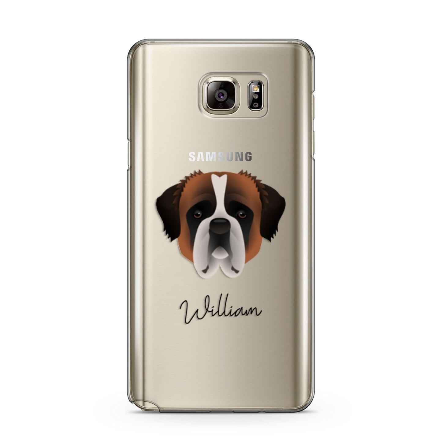 St Bernard Personalised Samsung Galaxy Note 5 Case