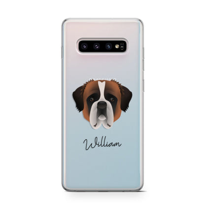 St Bernard Personalised Samsung Galaxy S10 Case