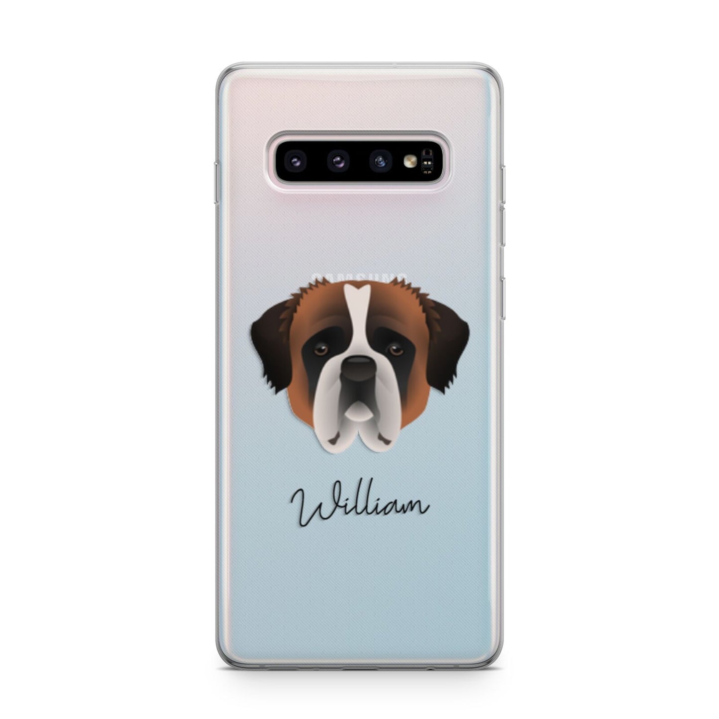 St Bernard Personalised Samsung Galaxy S10 Plus Case