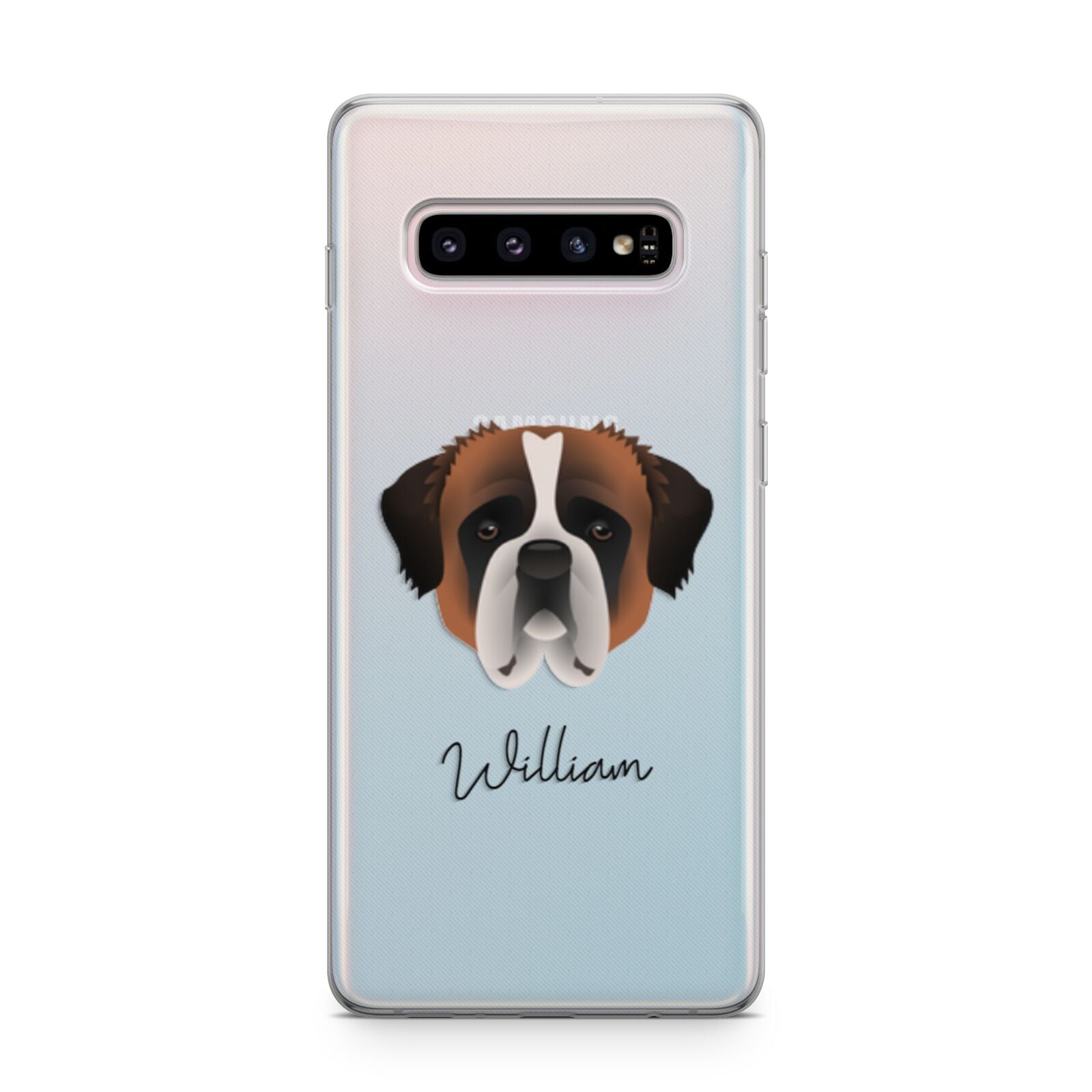 St Bernard Personalised Samsung Galaxy S10 Plus Case