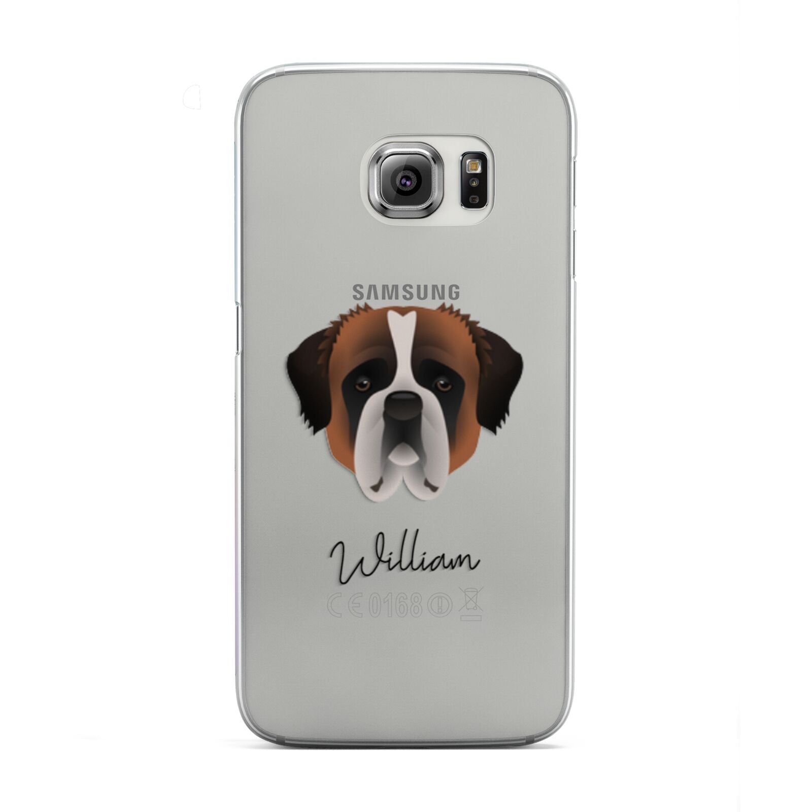 St Bernard Personalised Samsung Galaxy S6 Edge Case