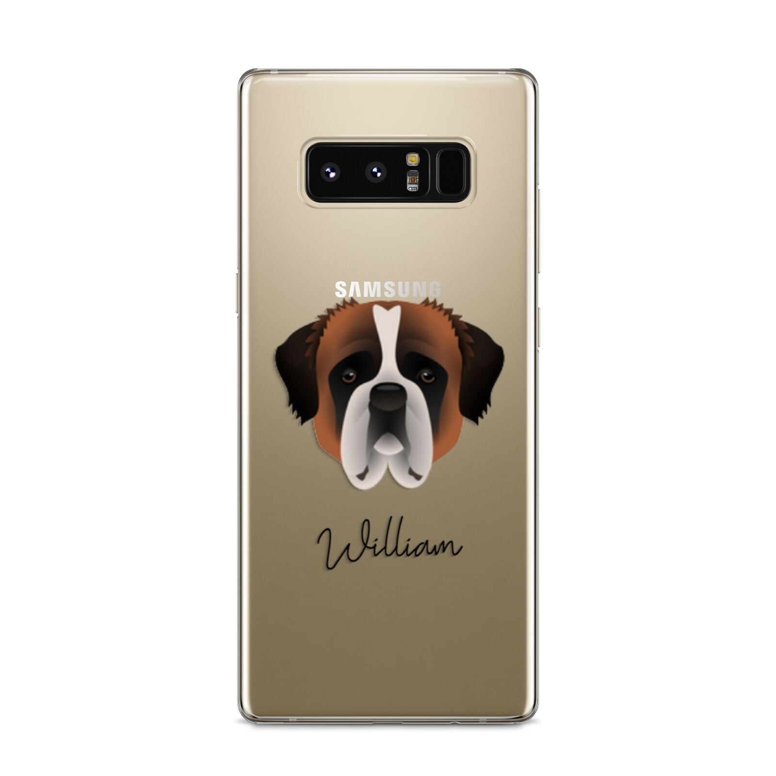 St Bernard Personalised Samsung Galaxy S8 Case