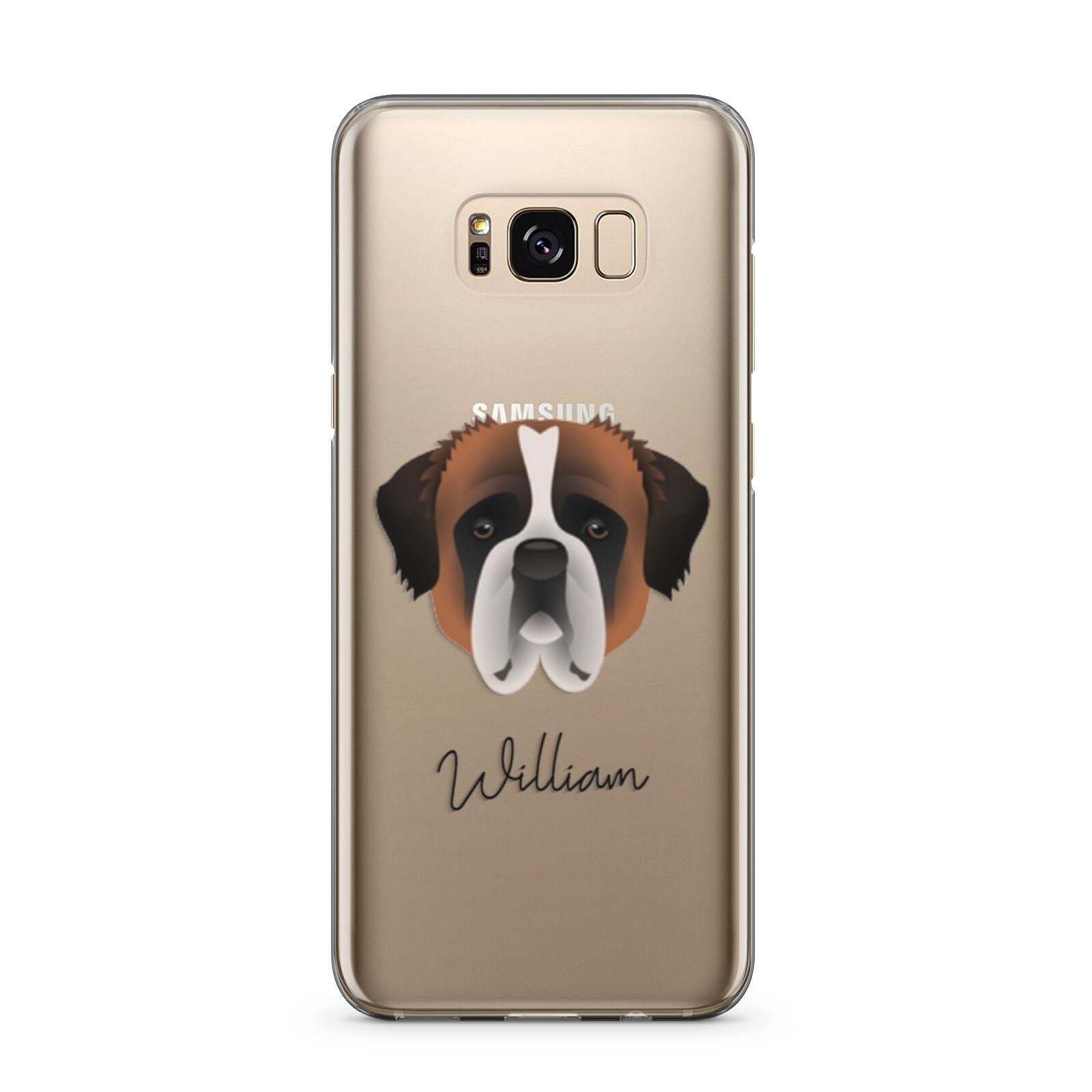 St Bernard Personalised Samsung Galaxy S8 Plus Case