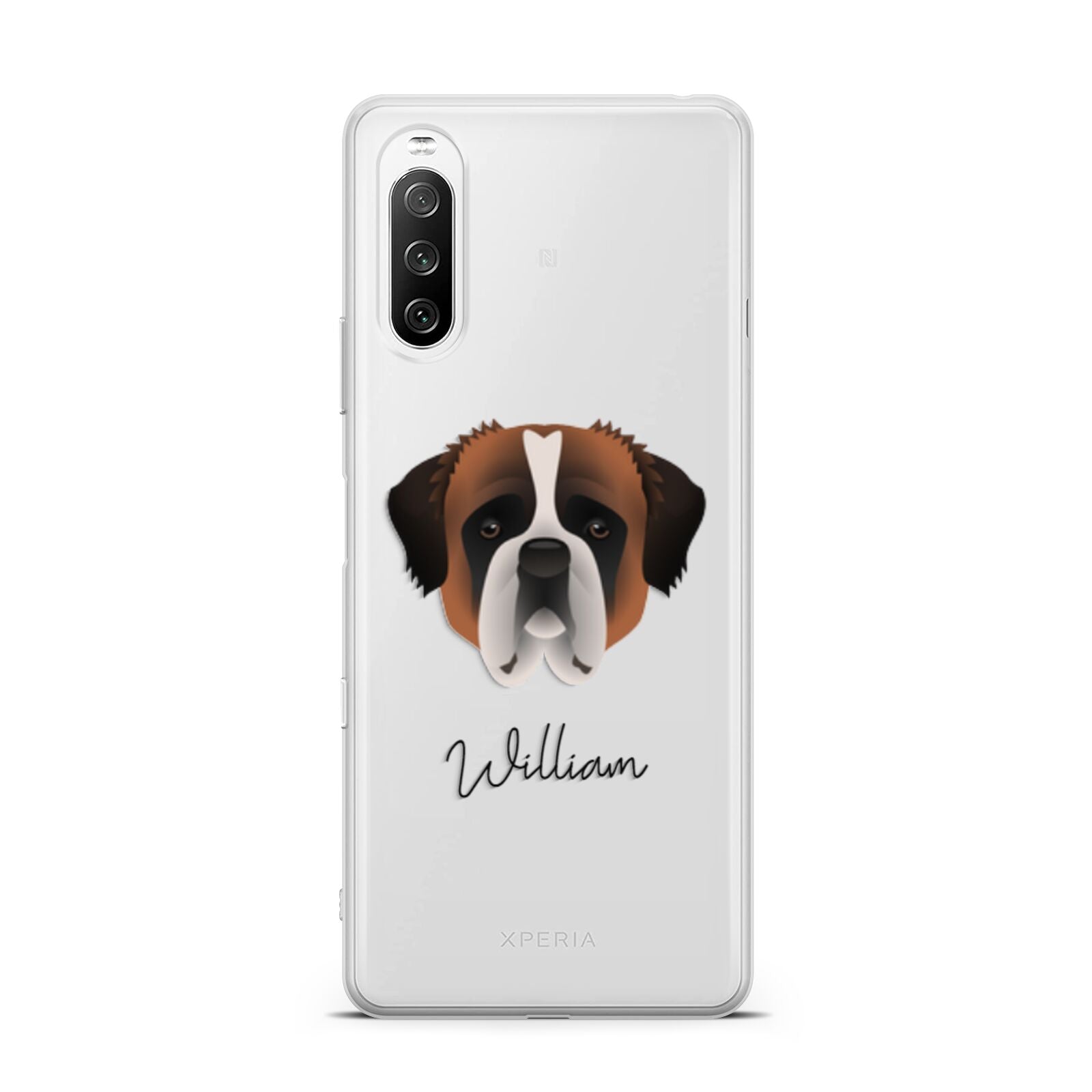 St Bernard Personalised Sony Xperia 10 III Case