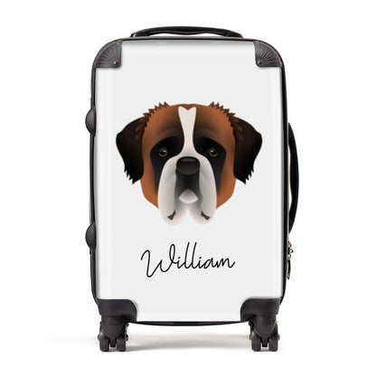 St Bernard Personalised Suitcase