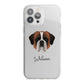 St Bernard Personalised iPhone 13 Pro Max TPU Impact Case with White Edges