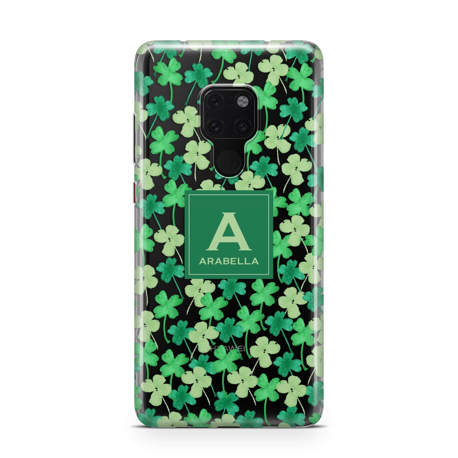 St Patricks Day Monogram Huawei Mate 20 Phone Case