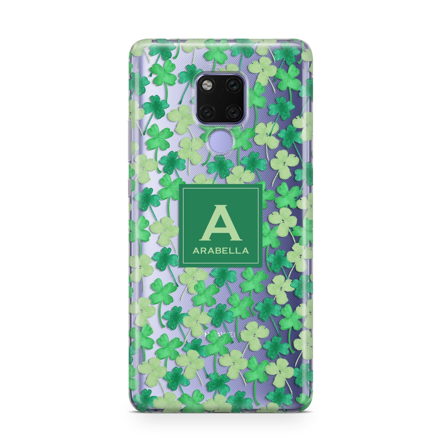 St Patricks Day Monogram Huawei Mate 20X Phone Case