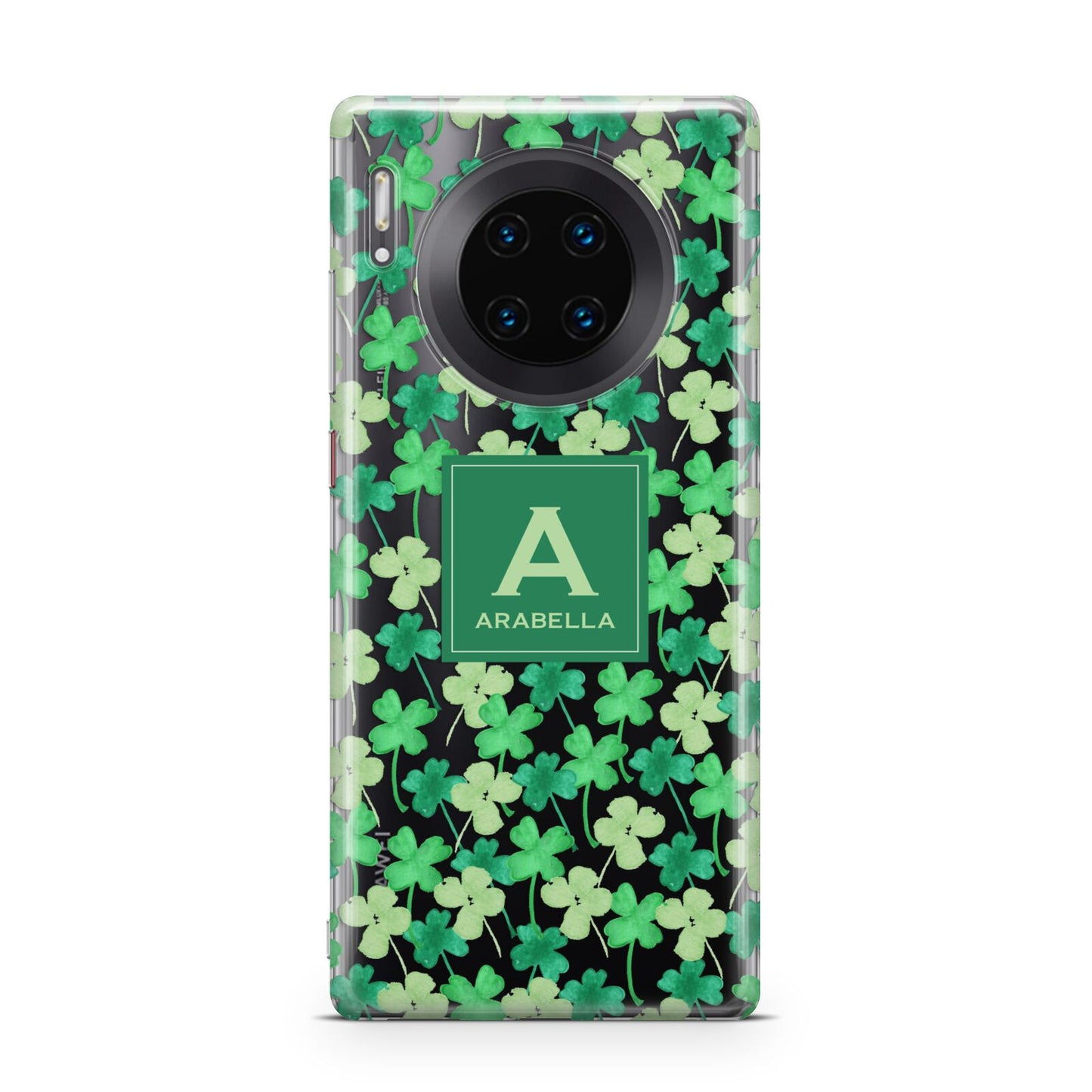 St Patricks Day Monogram Huawei Mate 30 Pro Phone Case