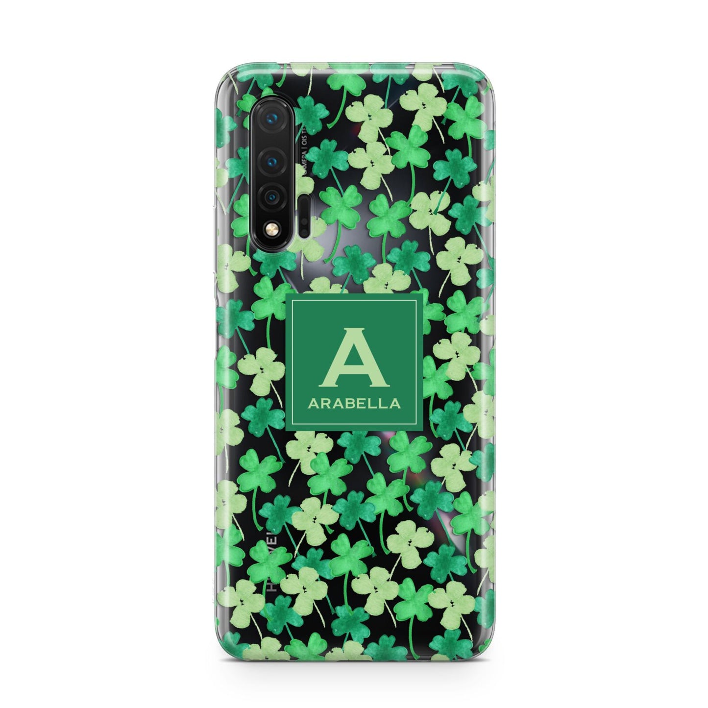 St Patricks Day Monogram Huawei Nova 6 Phone Case