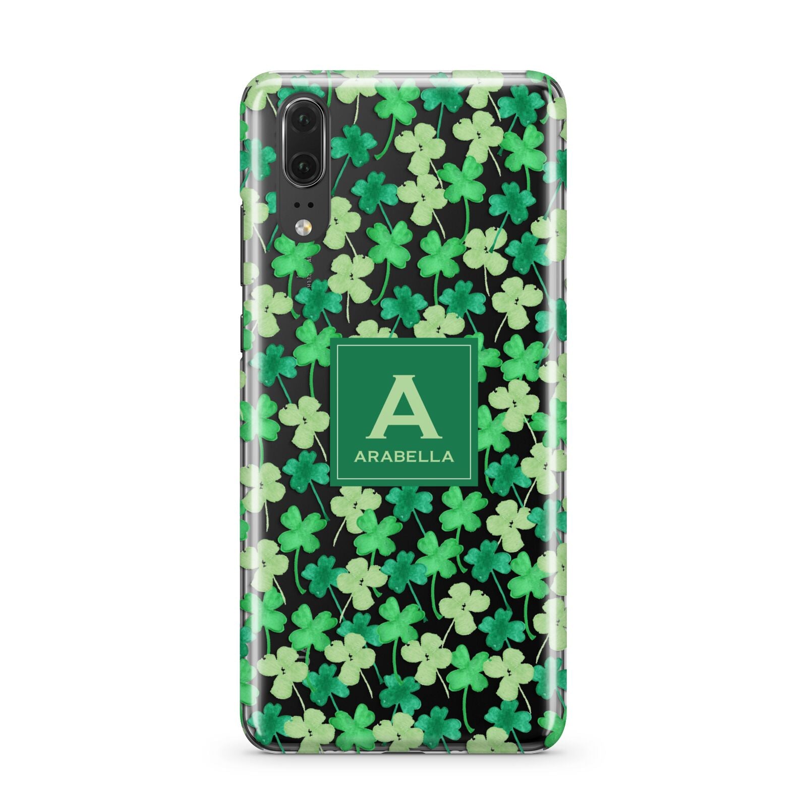 St Patricks Day Monogram Huawei P20 Phone Case