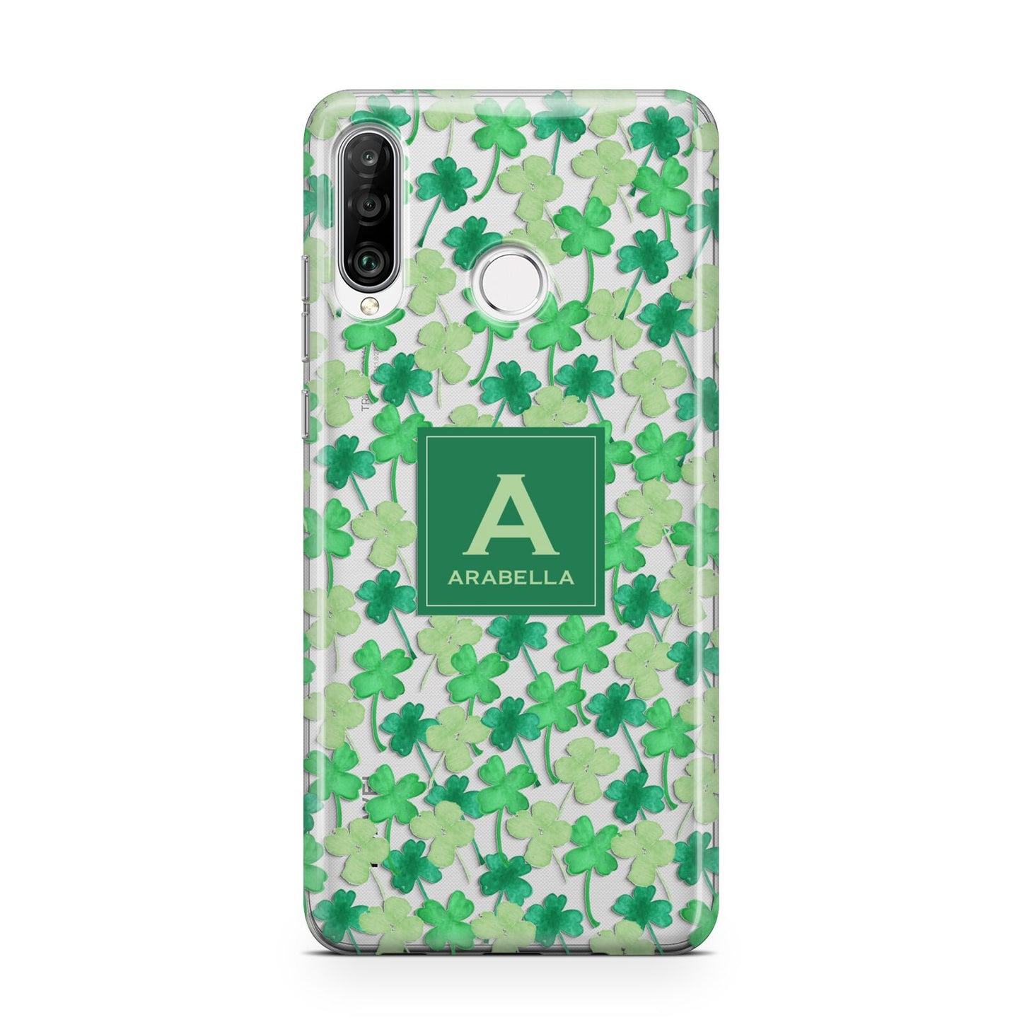 St Patricks Day Monogram Huawei P30 Lite Phone Case