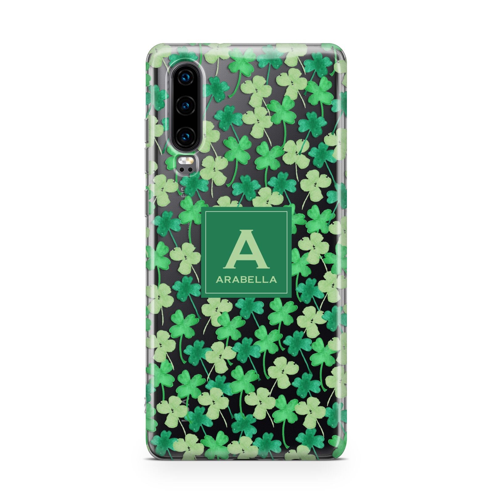 St Patricks Day Monogram Huawei P30 Phone Case