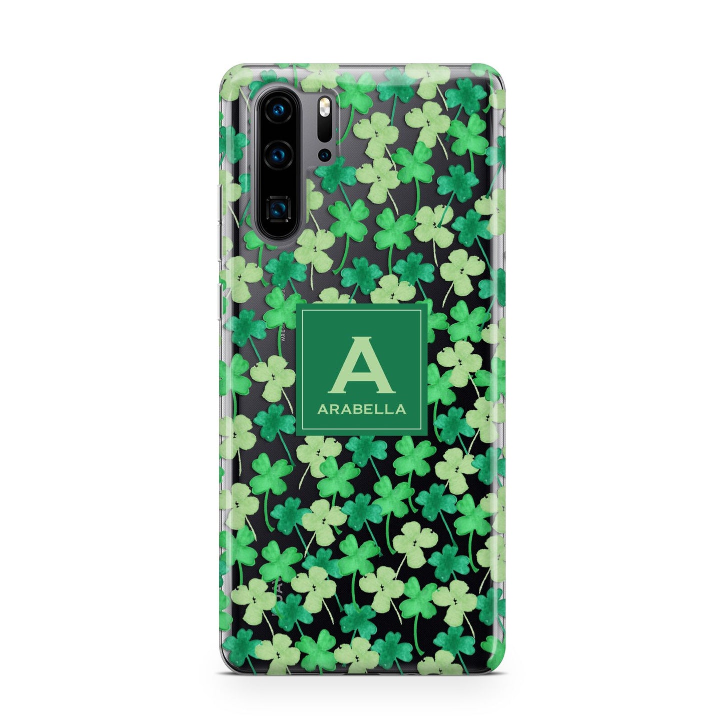 St Patricks Day Monogram Huawei P30 Pro Phone Case