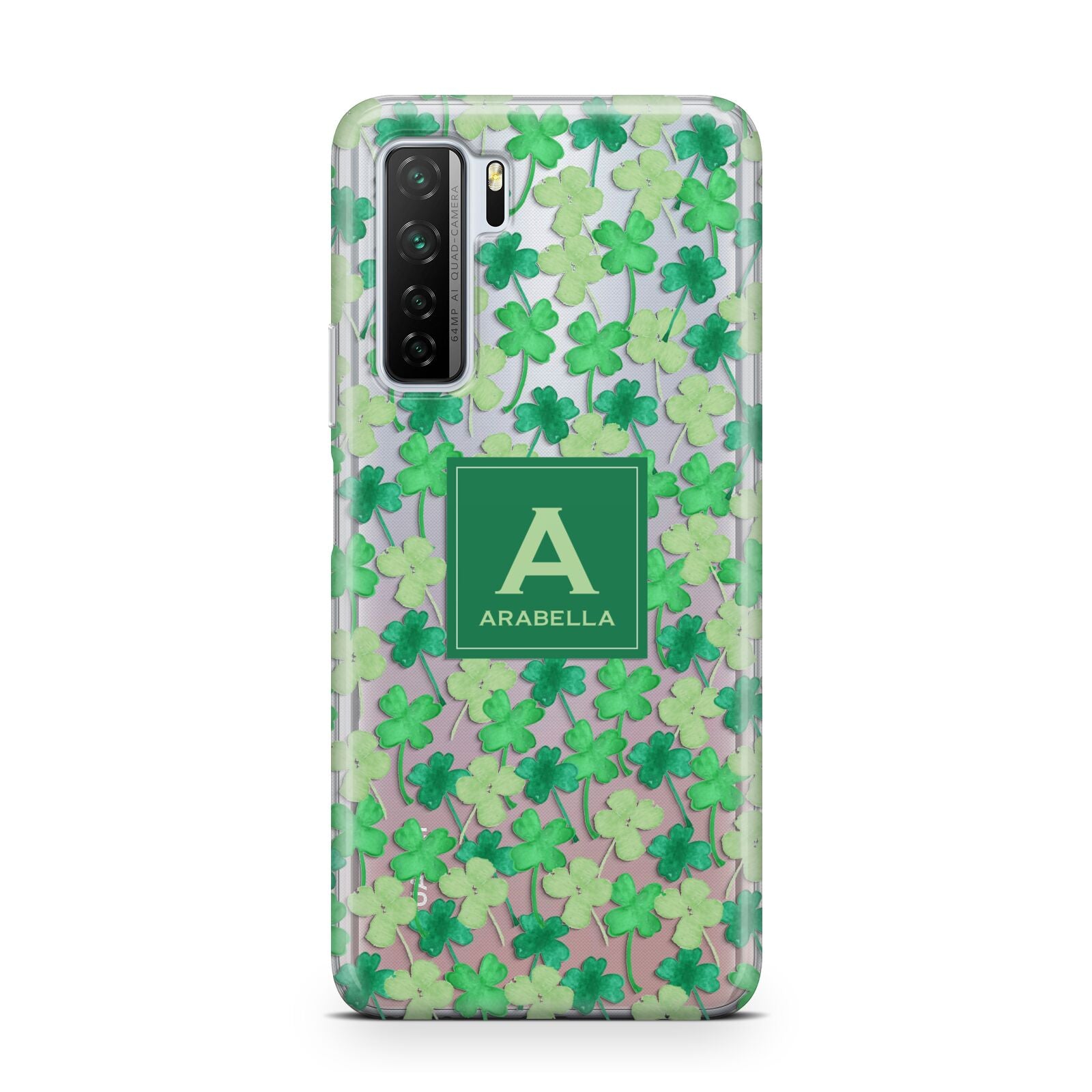 St Patricks Day Monogram Huawei P40 Lite 5G Phone Case