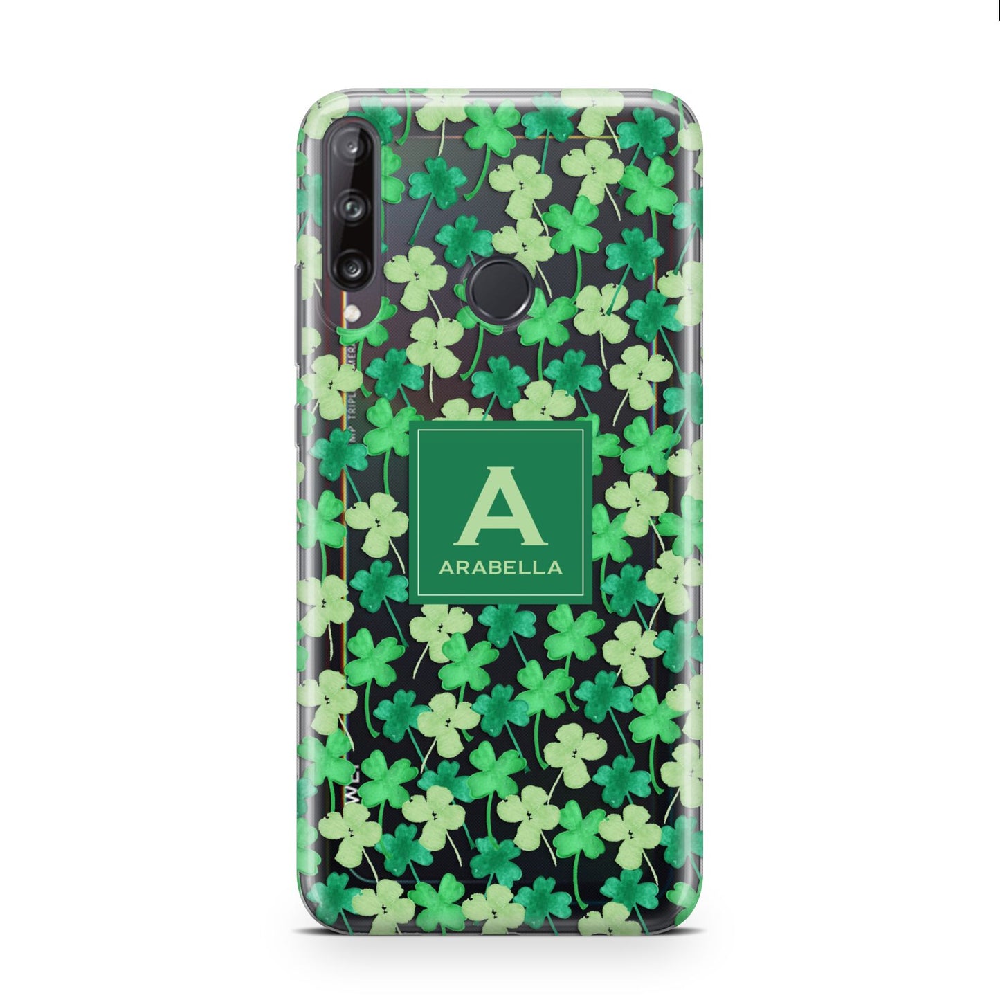 St Patricks Day Monogram Huawei P40 Lite E Phone Case