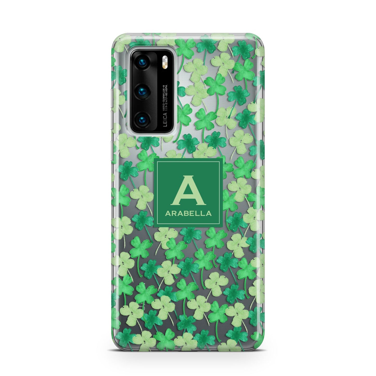 St Patricks Day Monogram Huawei P40 Phone Case