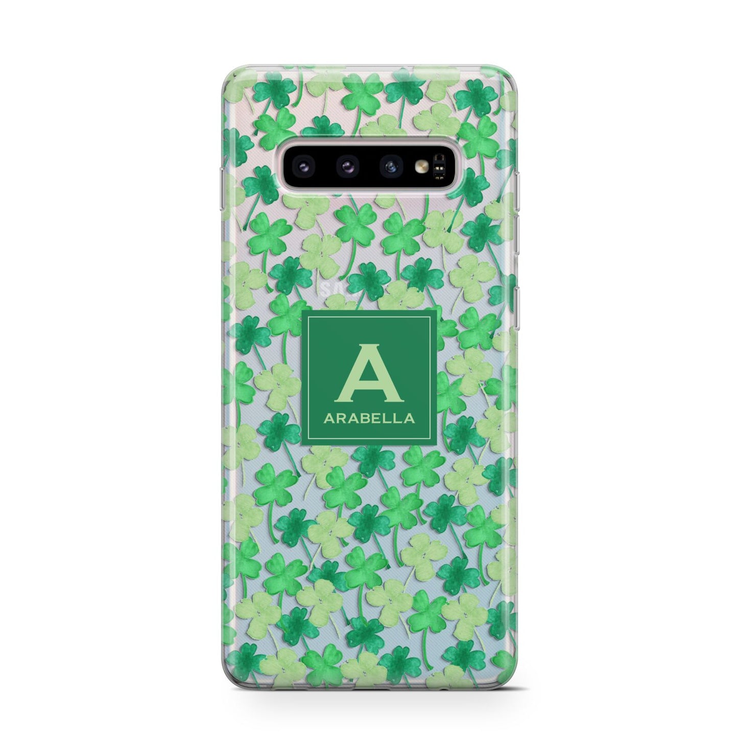 St Patricks Day Monogram Protective Samsung Galaxy Case