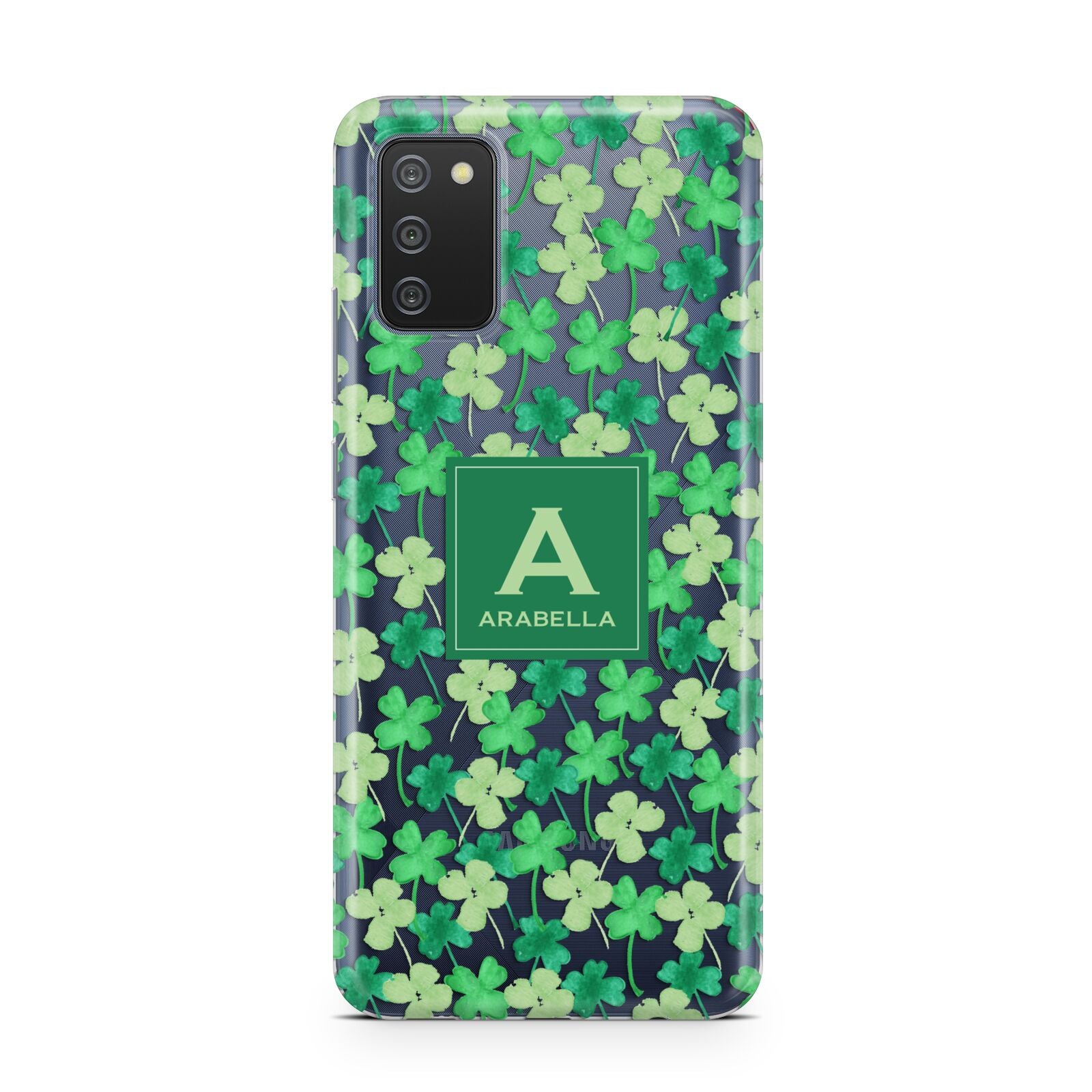 St Patricks Day Monogram Samsung A02s Case