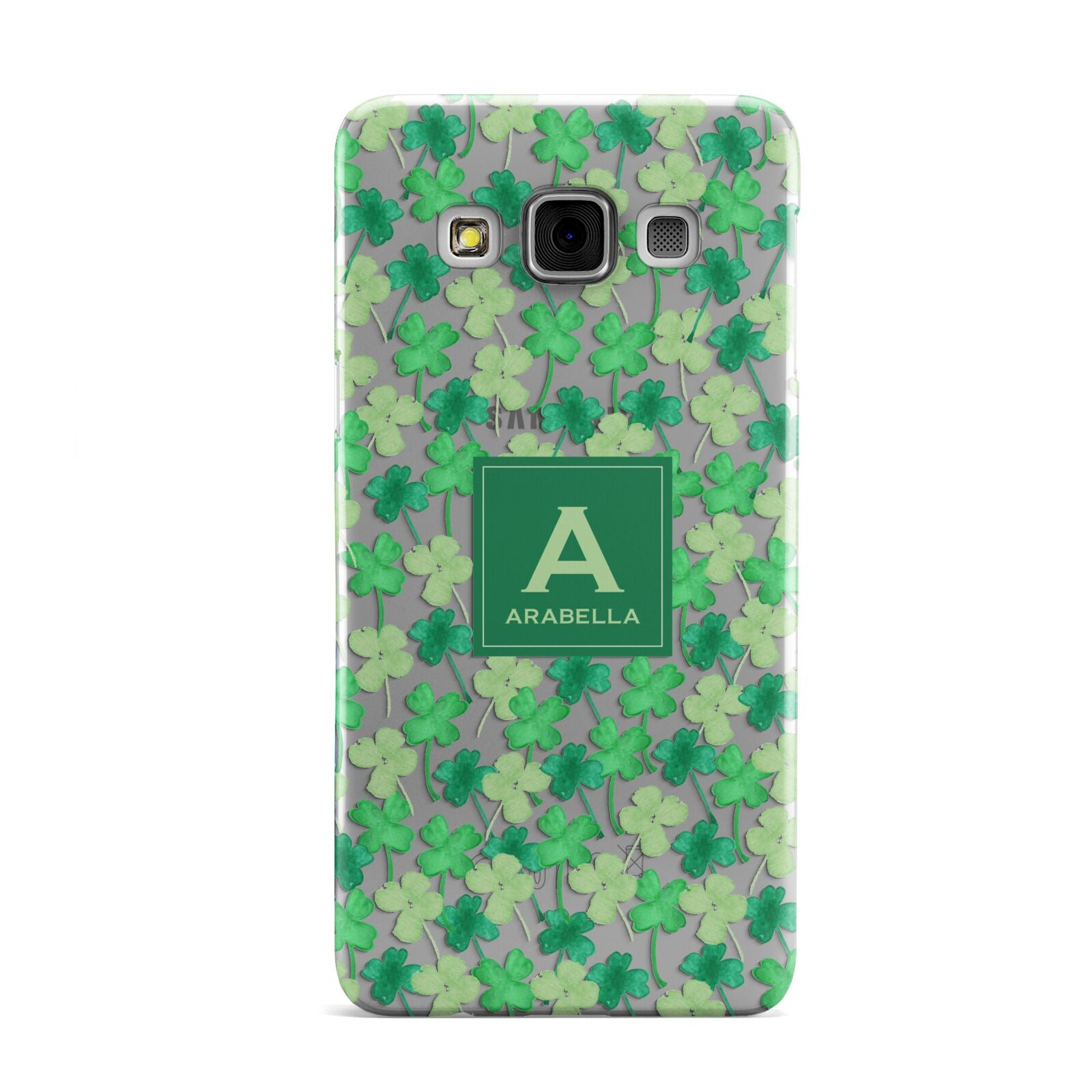 St Patricks Day Monogram Samsung Galaxy A3 Case