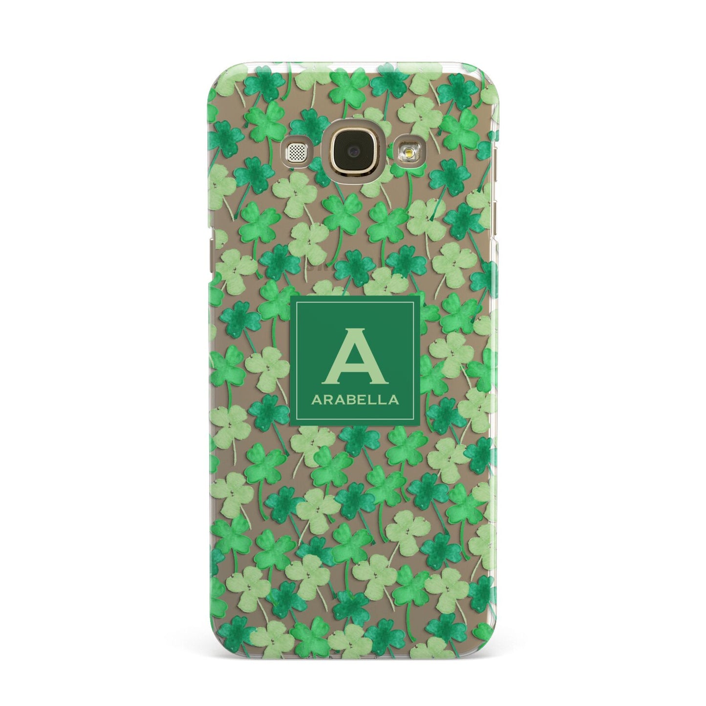 St Patricks Day Monogram Samsung Galaxy A8 Case