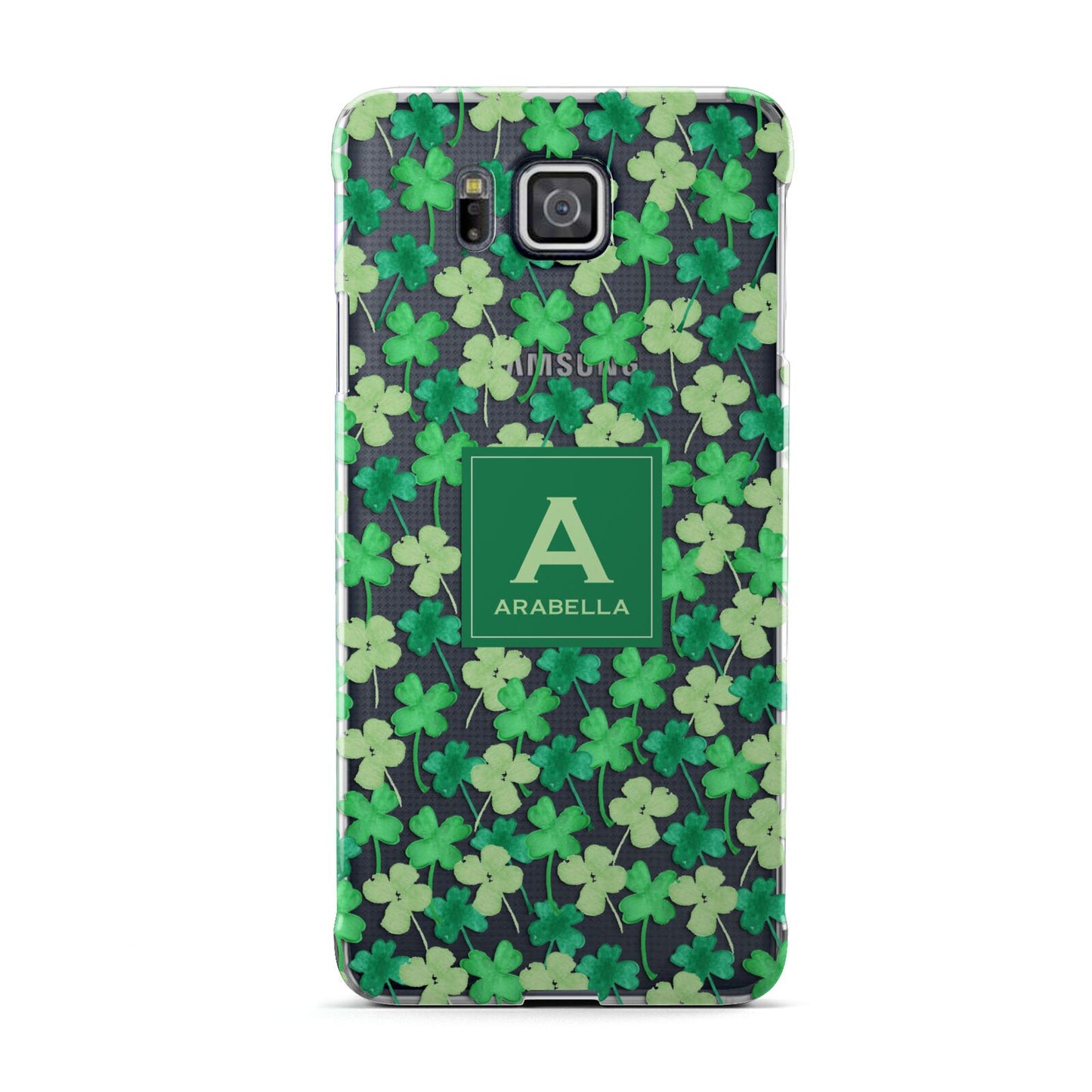 St Patricks Day Monogram Samsung Galaxy Alpha Case