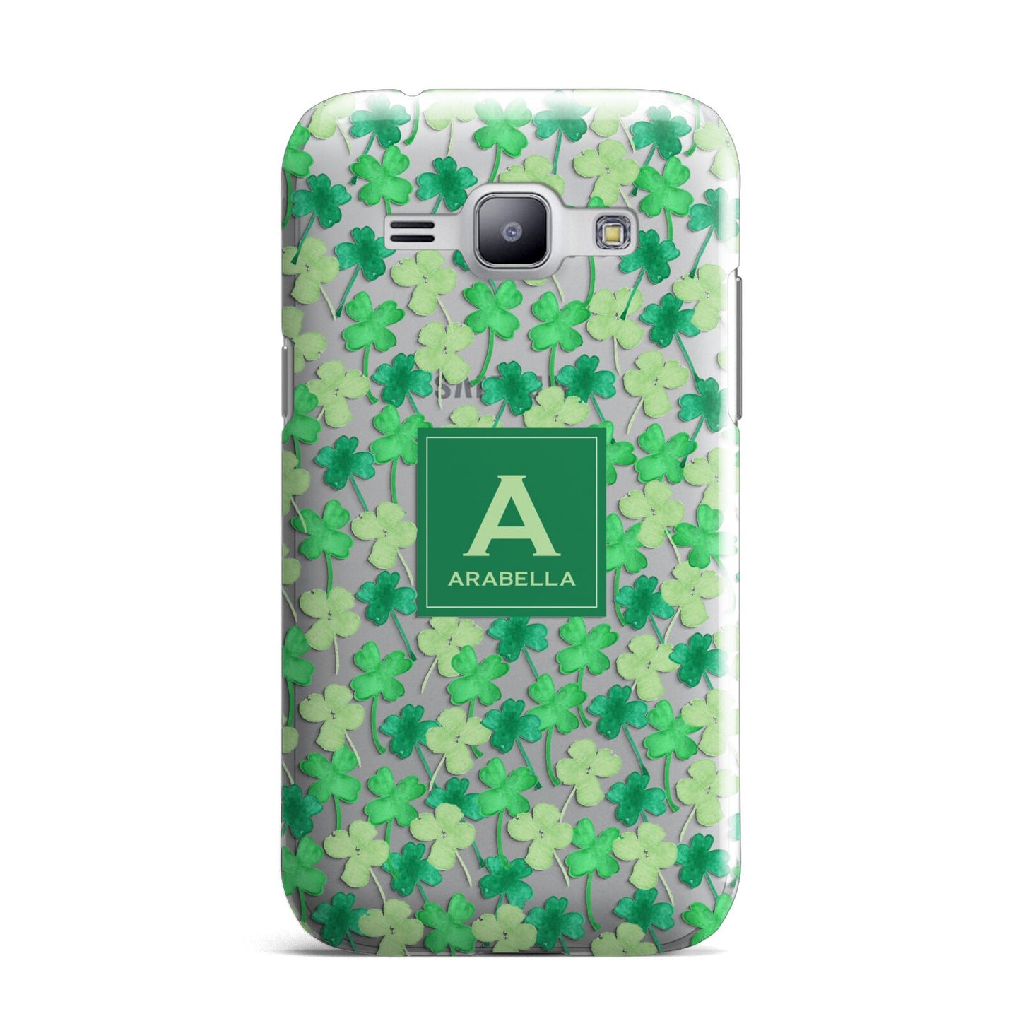 St Patricks Day Monogram Samsung Galaxy J1 2015 Case