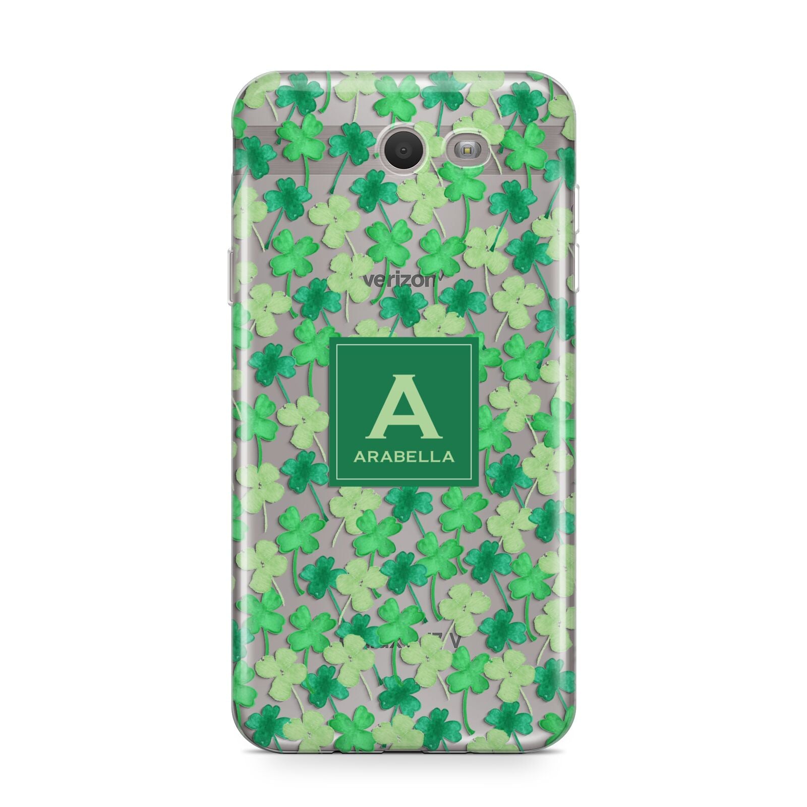 St Patricks Day Monogram Samsung Galaxy J7 2017 Case