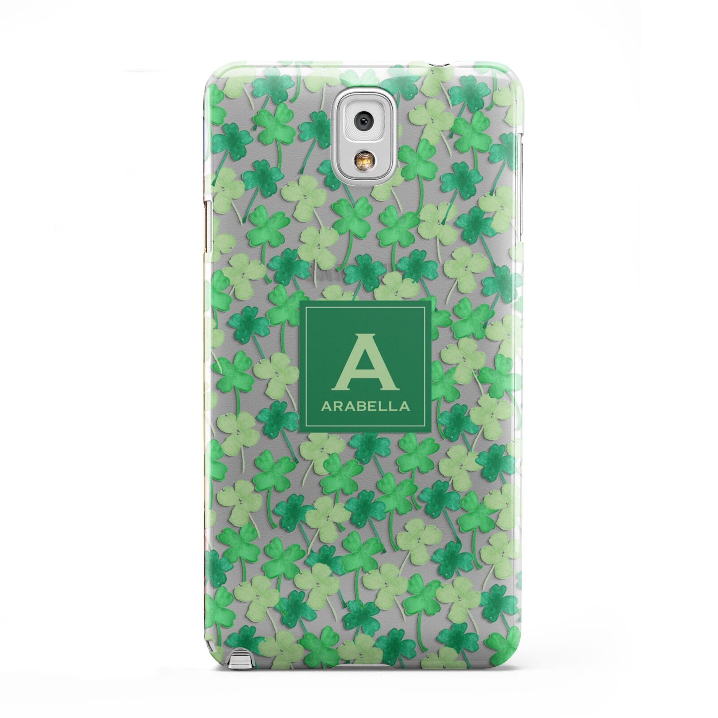 St Patricks Day Monogram Samsung Galaxy Note 3 Case