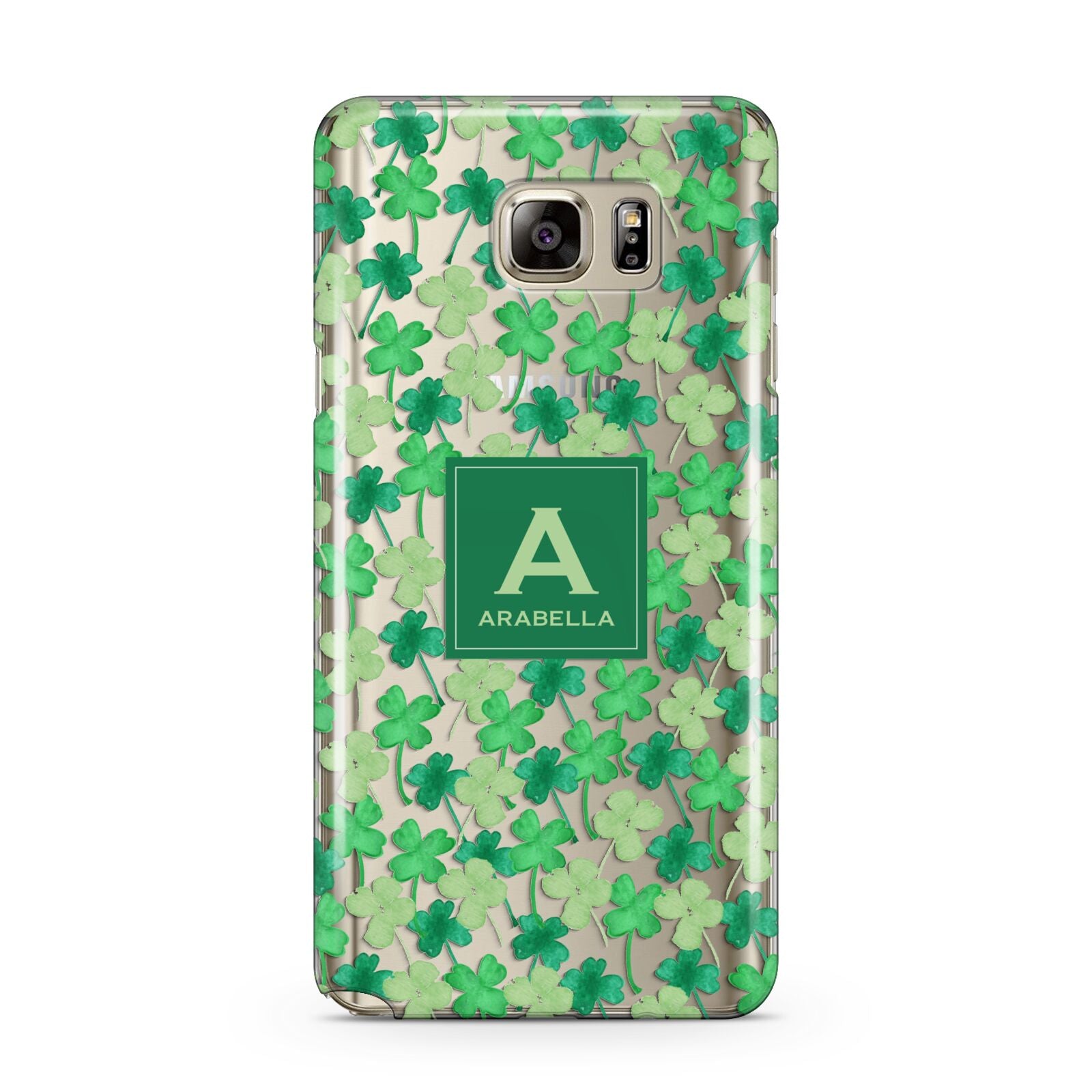 St Patricks Day Monogram Samsung Galaxy Note 5 Case