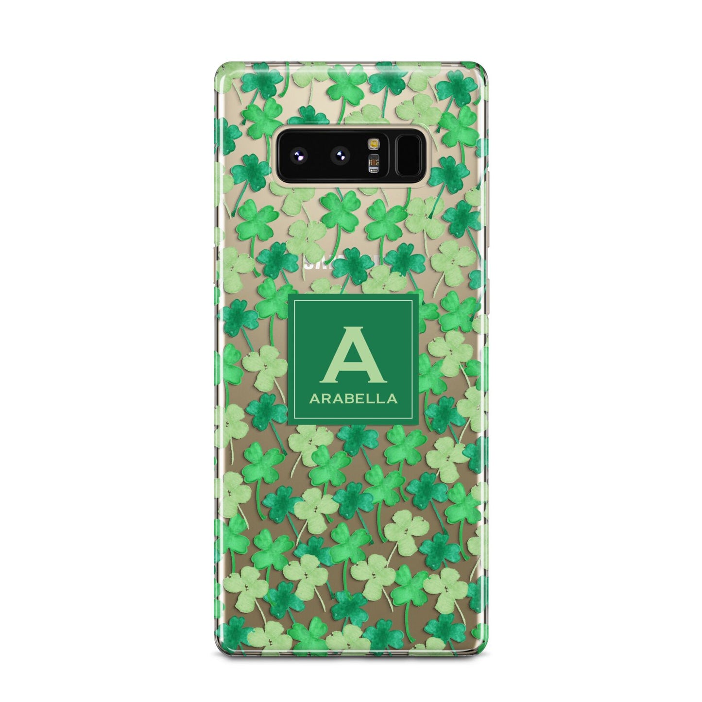 St Patricks Day Monogram Samsung Galaxy Note 8 Case