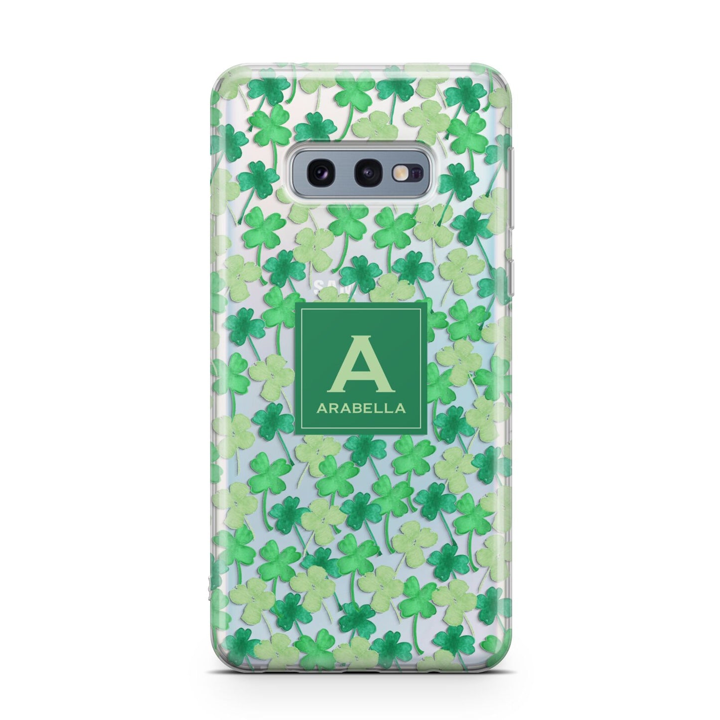 St Patricks Day Monogram Samsung Galaxy S10E Case