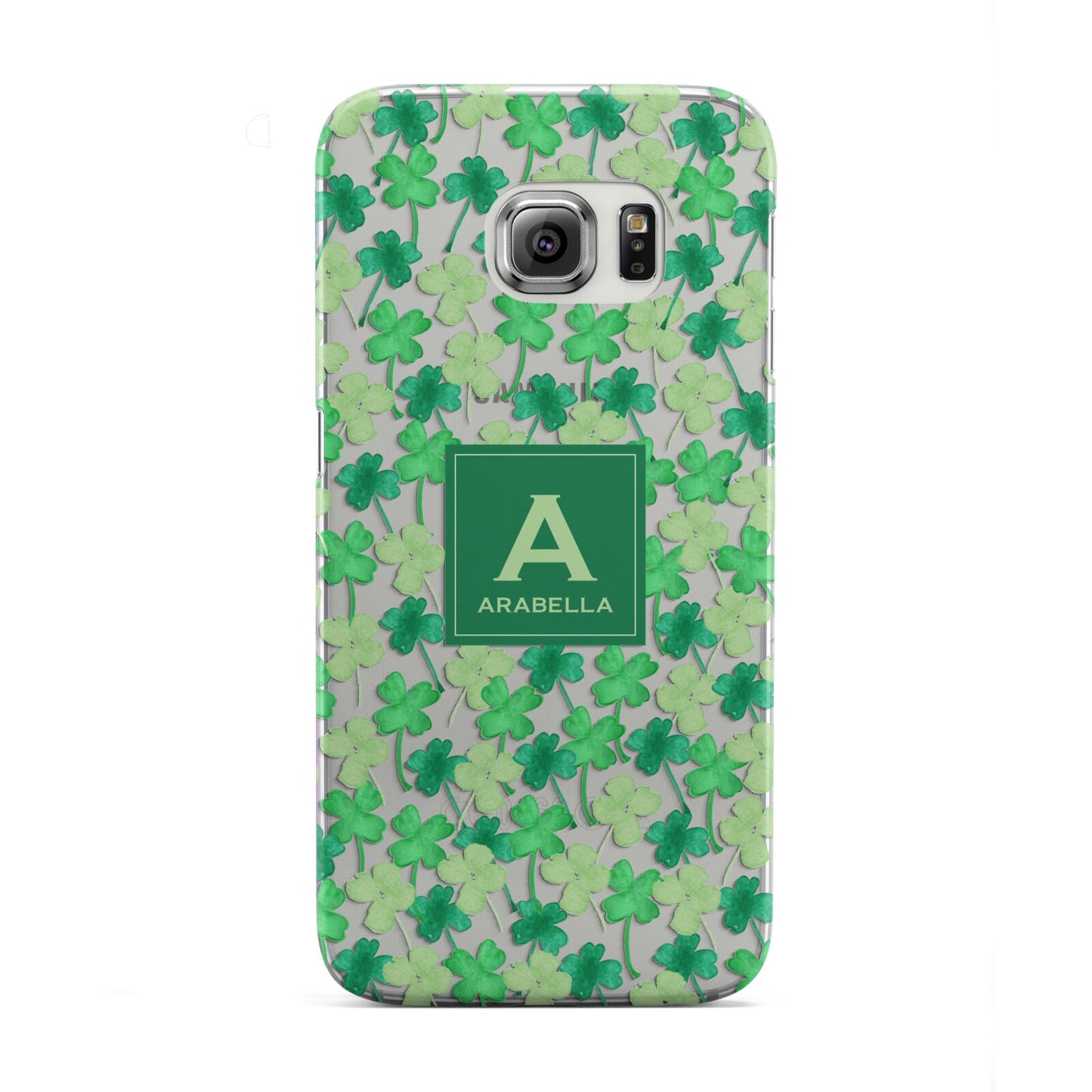 St Patricks Day Monogram Samsung Galaxy S6 Edge Case