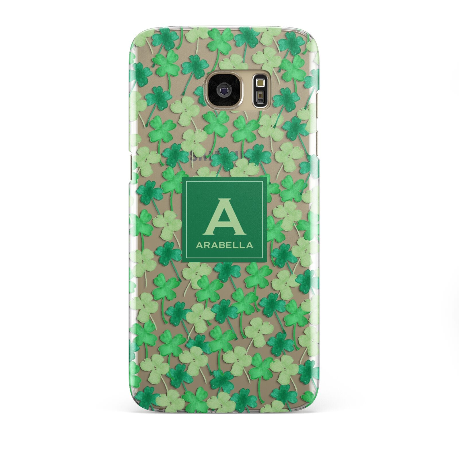 St Patricks Day Monogram Samsung Galaxy S7 Edge Case