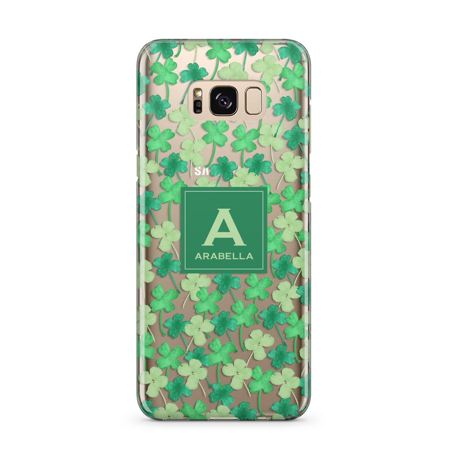 St Patricks Day Monogram Samsung Galaxy S8 Plus Case