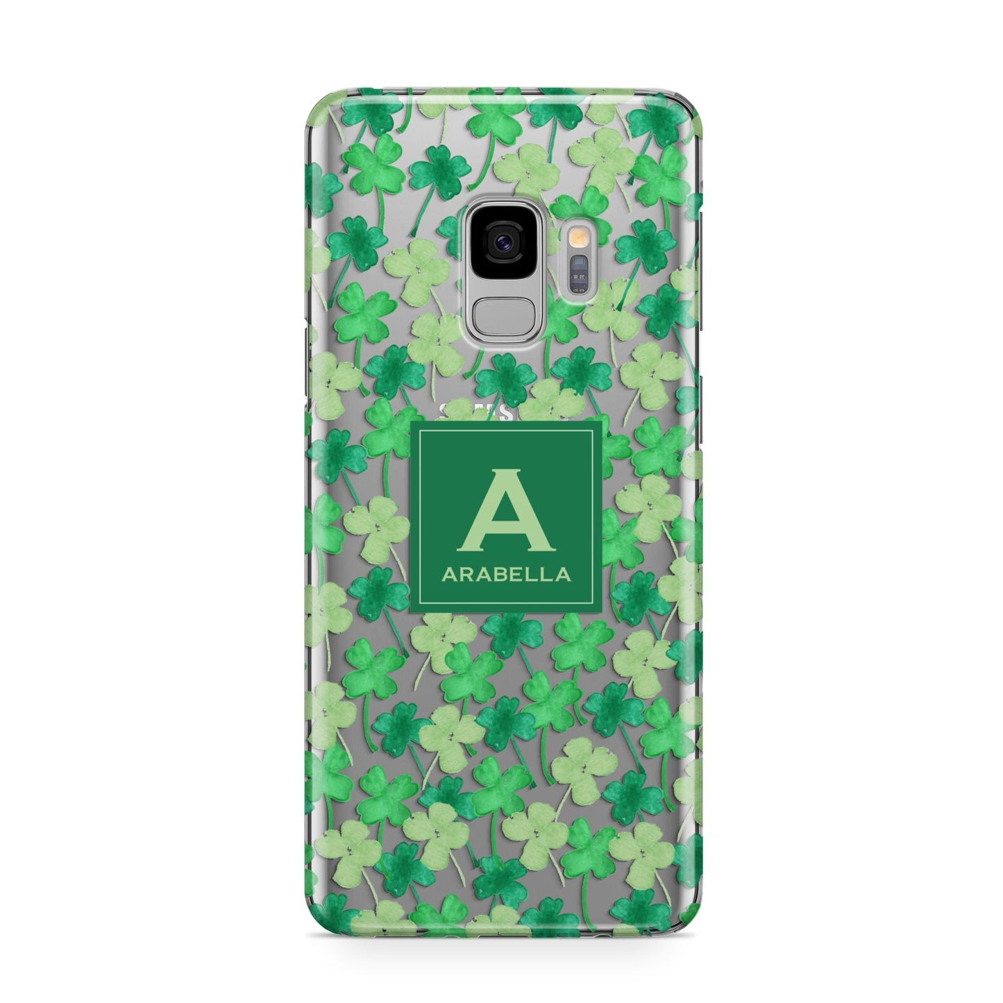 St Patricks Day Monogram Samsung Galaxy S9 Case