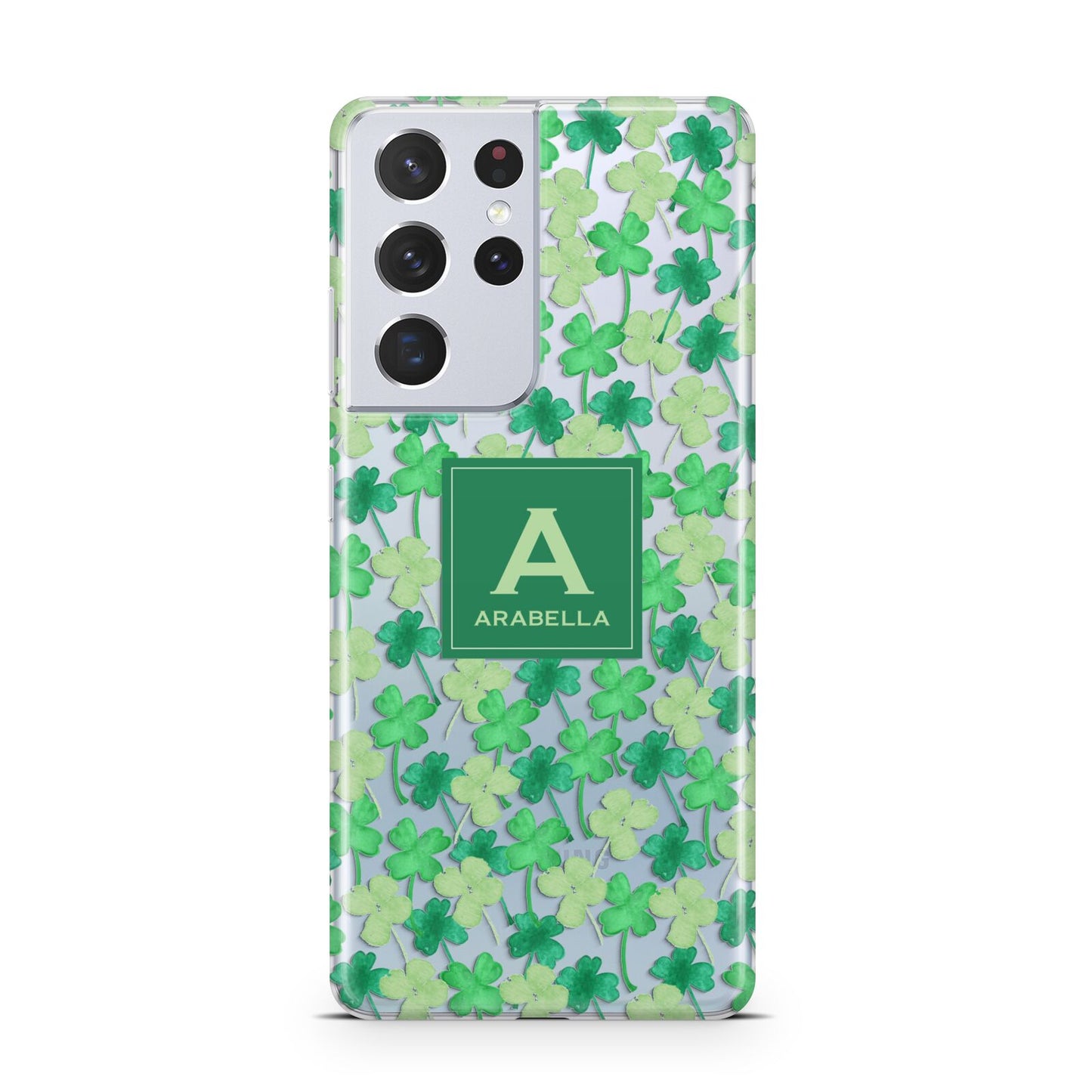 St Patricks Day Monogram Samsung S21 Ultra Case