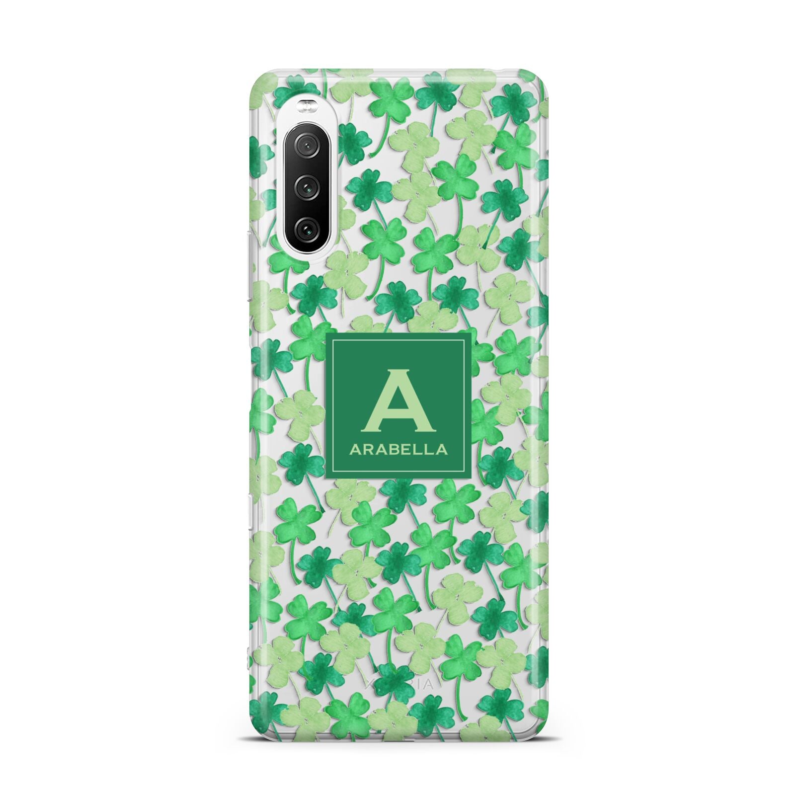 St Patricks Day Monogram Sony Xperia 10 III Case