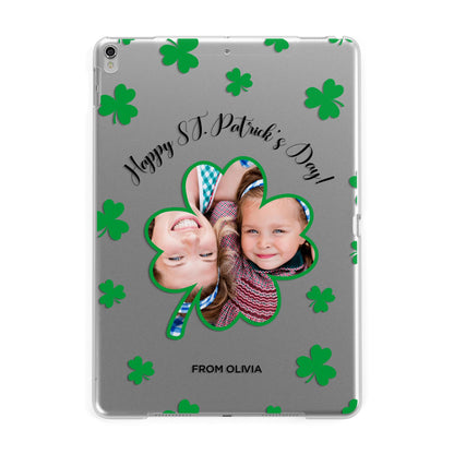 St Patricks Day Photo Upload Apple iPad Silver Case