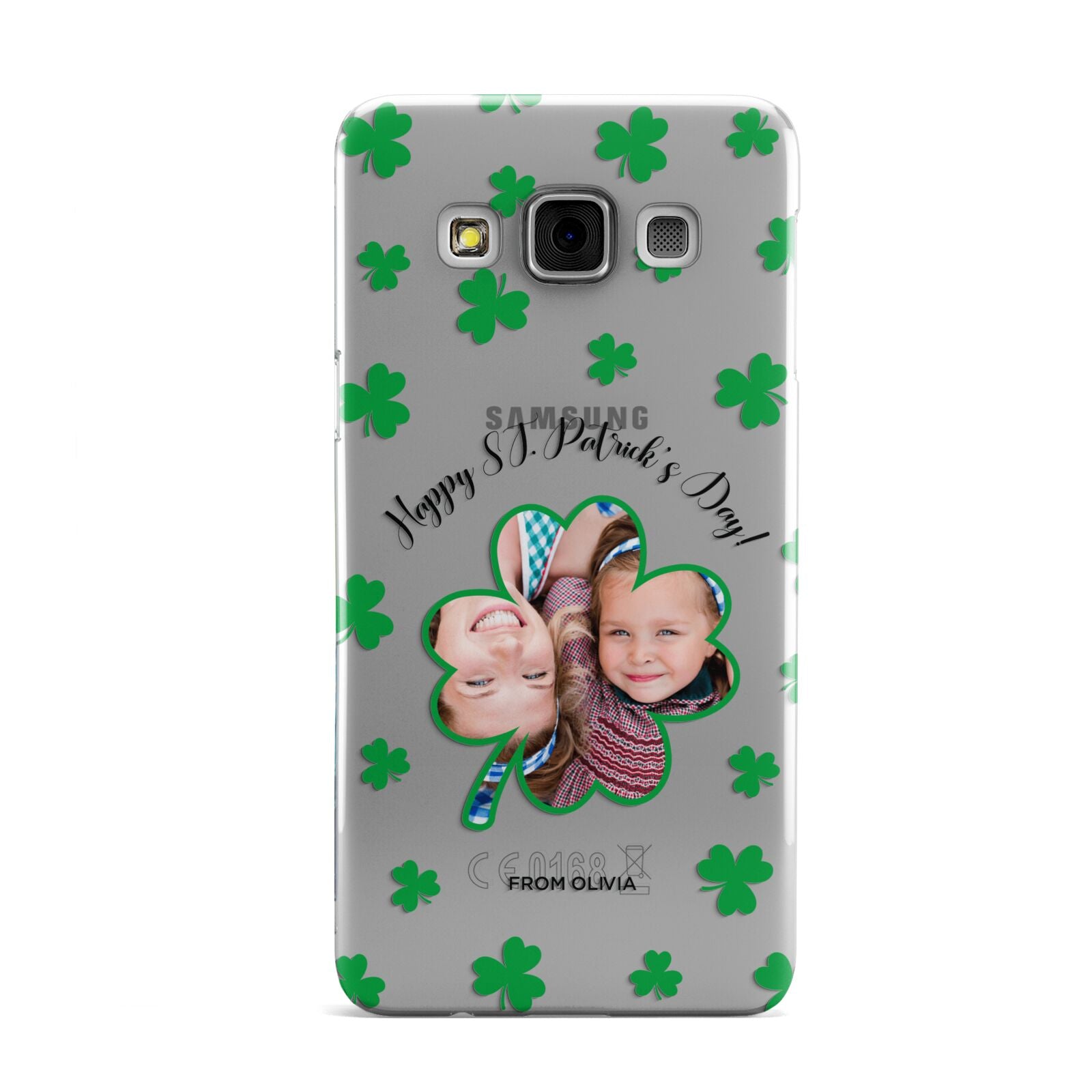 St Patricks Day Photo Upload Samsung Galaxy A3 Case