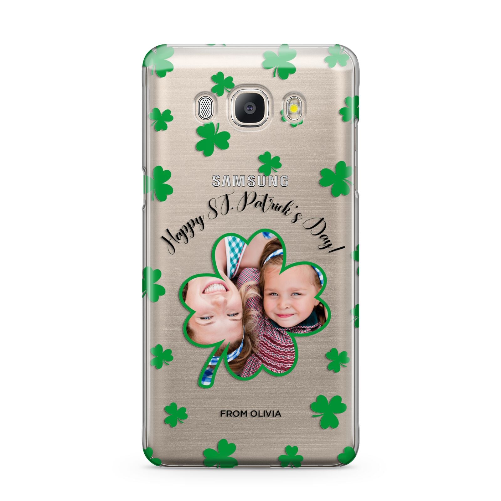 St Patricks Day Photo Upload Samsung Galaxy J5 2016 Case