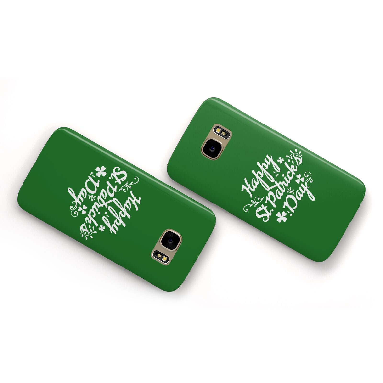 St Patricks Day Samsung Galaxy Case Flat Overview