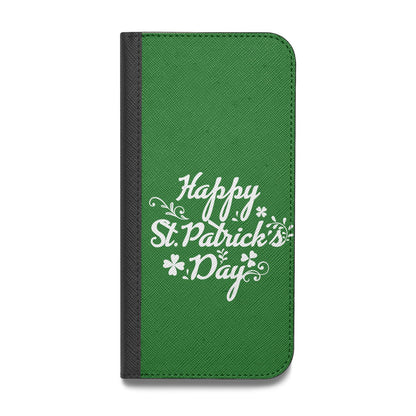 St Patricks Day Vegan Leather Flip iPhone Case