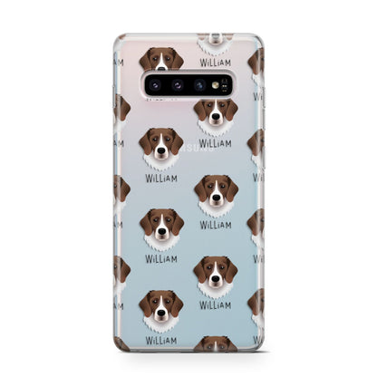 Stabyhoun Icon with Name Samsung Galaxy S10 Case